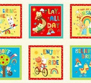 Children's 6 Block Fabric Panel