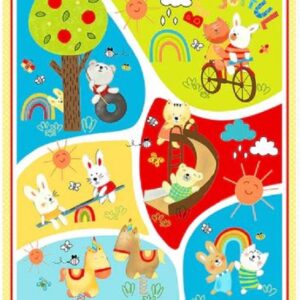 Children's Fabric Panel, Playful Children's Fabric Panel