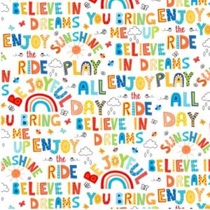 Children's Fabric with Inspirational Sayings