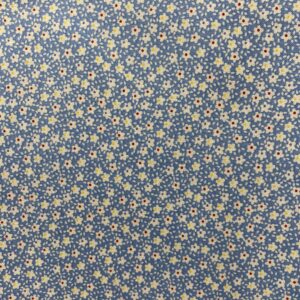 Vintage Miniature Blue Floral