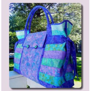 Carpet Bag Overnight Bag Weekender Bag Aunties Two Patterns Carpet Bag