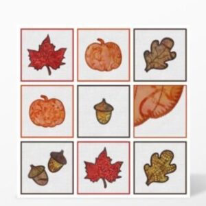 Machine Embroidery Applique Fall Medley