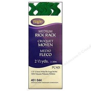 Emerald Green Medium Rick Rack