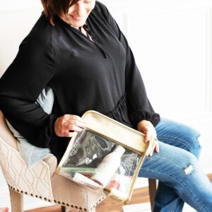 Clear Toiletry Bag, Personalized Cosmetic Bag, Customized Cosmetic Bag, Personalized Gift, Personalized Make Up Bag, Customized Make Up Bag