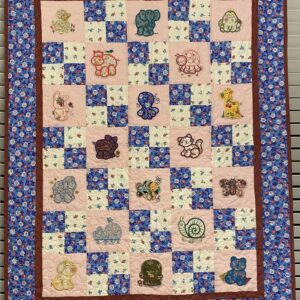 baby shower gift, baby gift, Baby Animal Quilt, baby gift, baby shower gift, gift for baby girl, baby girl quilt