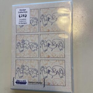 Continuous Lines Embroidery Design