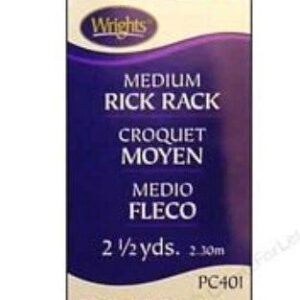 Scarlet Medium Rick Rack