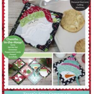 Christmas Hot Pads That's Sew Chenille Machine Embroidery by Kimberbell