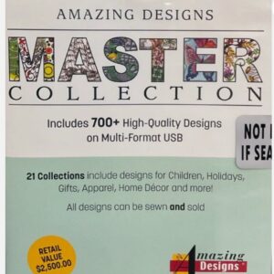 Machine Embroidery Designs Master Collection on USB