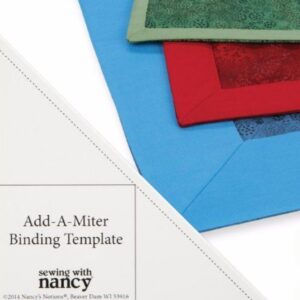 Add-A-Miter Binding Template Sewing with Nancy
