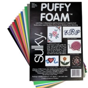 Puffy Foam Assorted Colors 3mm